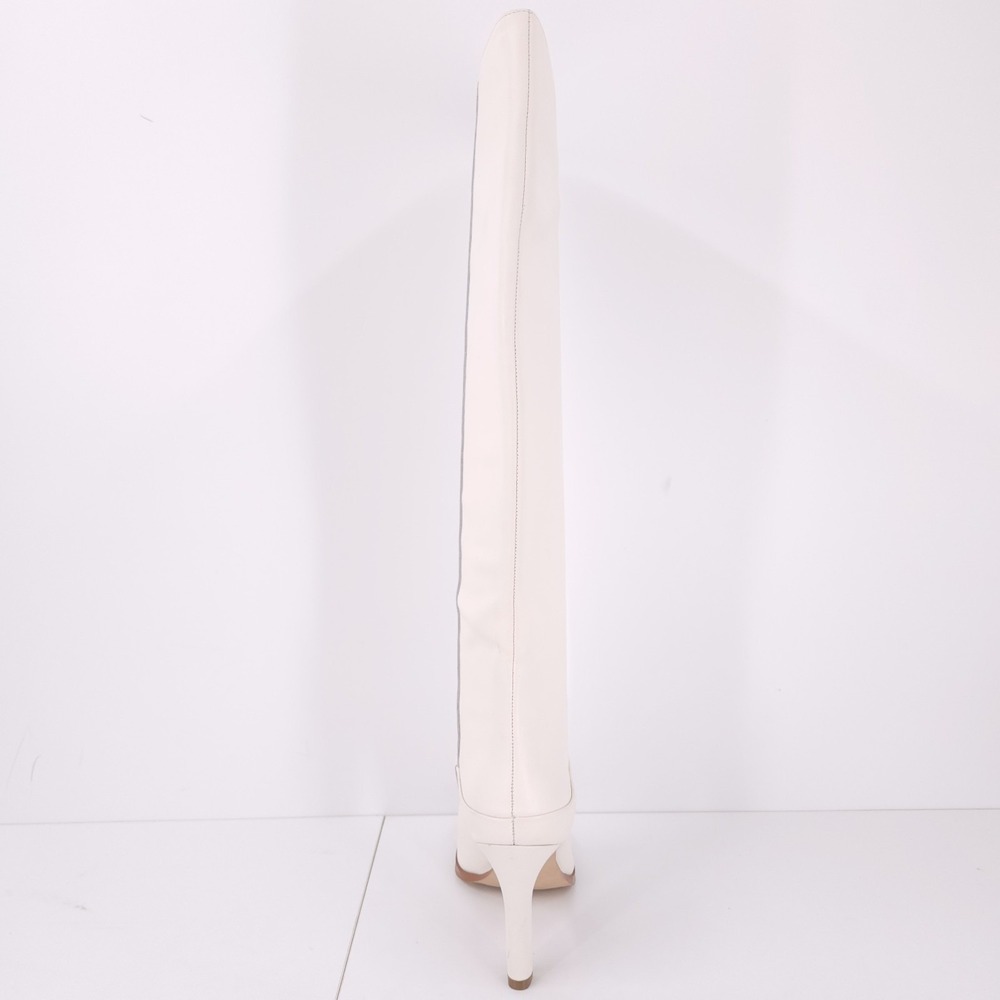 Vince Camuto‎ Sorina Coconut Cream Slouchy Stiletto Tall Boots Womens Size 8 M - Picture 3 of 16